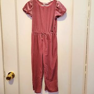 Pink H&M velour jumper